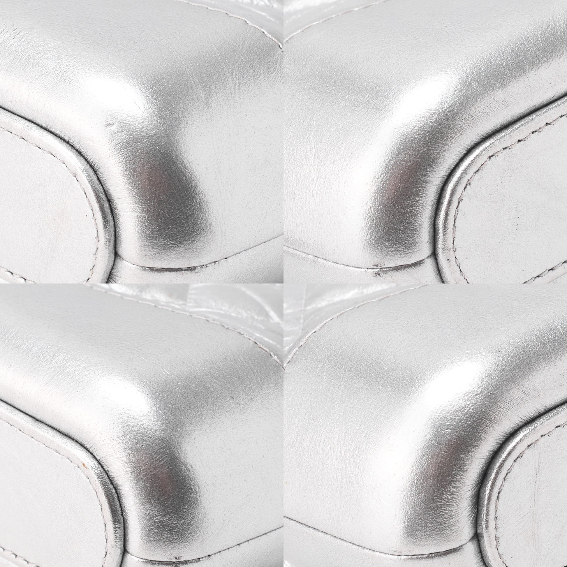 CHANEL Chain Shoulder Bag Matelasse Vintage Calf Mini Silver-Tone Hardware Pre-Owned - Vintage La Charme