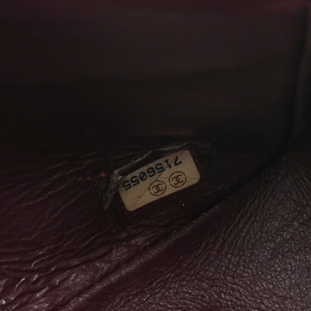 CHANEL Chain Shoulder Bag Matelasse Double Flap Lambskin Black Gold-Tone Hardware Pre-Owned - Vintage La Charme