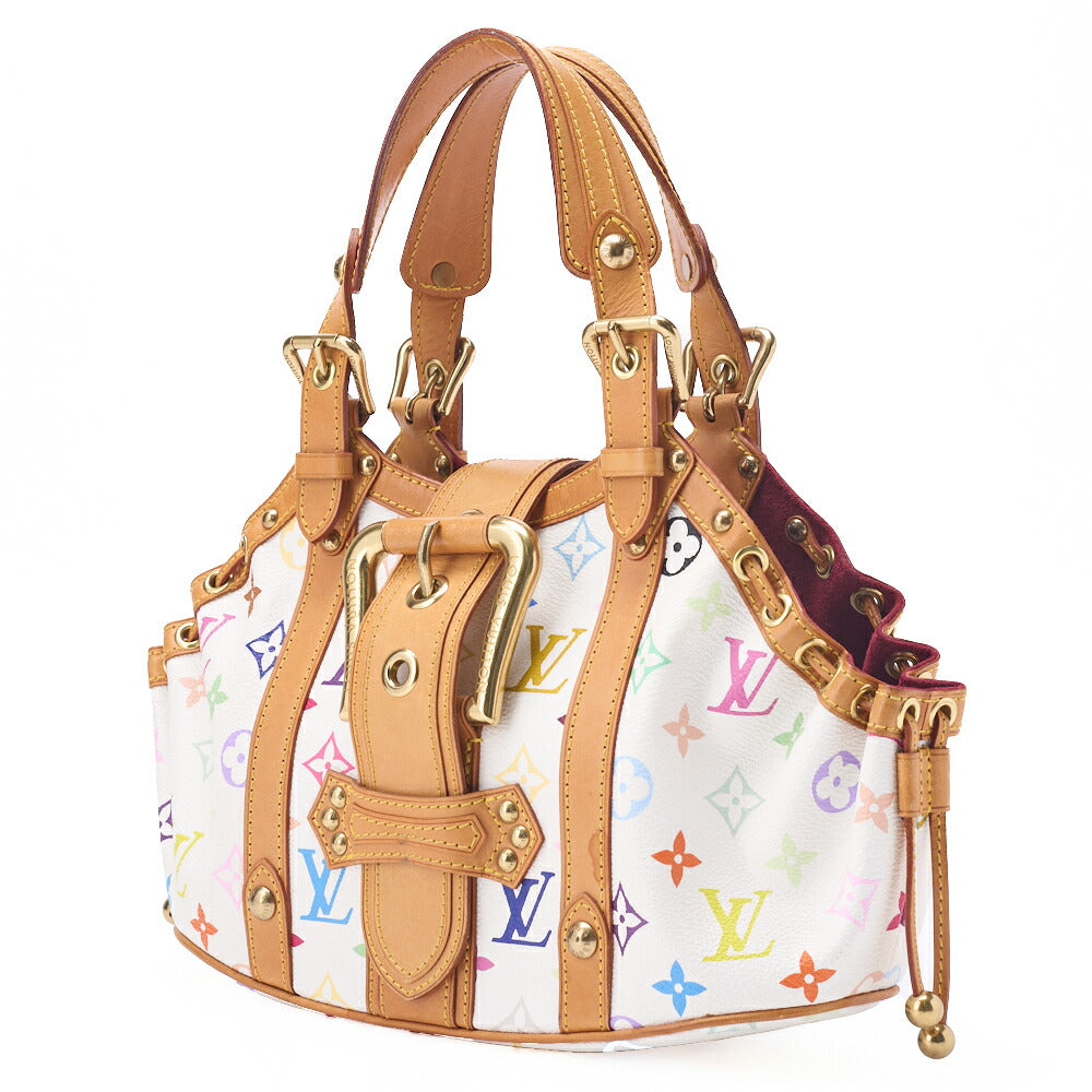 Louis Vuitton Handbag Teda PM Monogram Multicolor Canvas White Gold-Tone Hardware Pre-Owned - Vintage La Charme