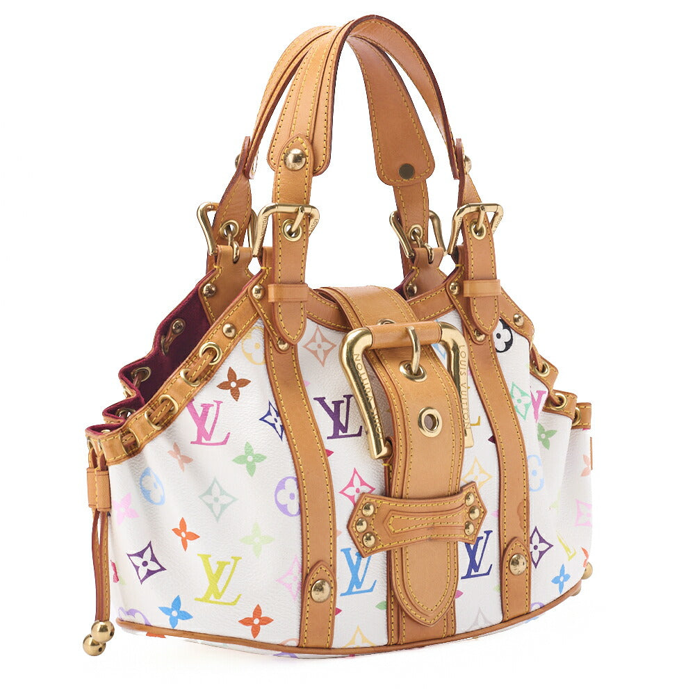 Louis Vuitton Handbag Teda PM Monogram Multicolor Canvas White Gold-Tone Hardware Pre-Owned - Vintage La Charme