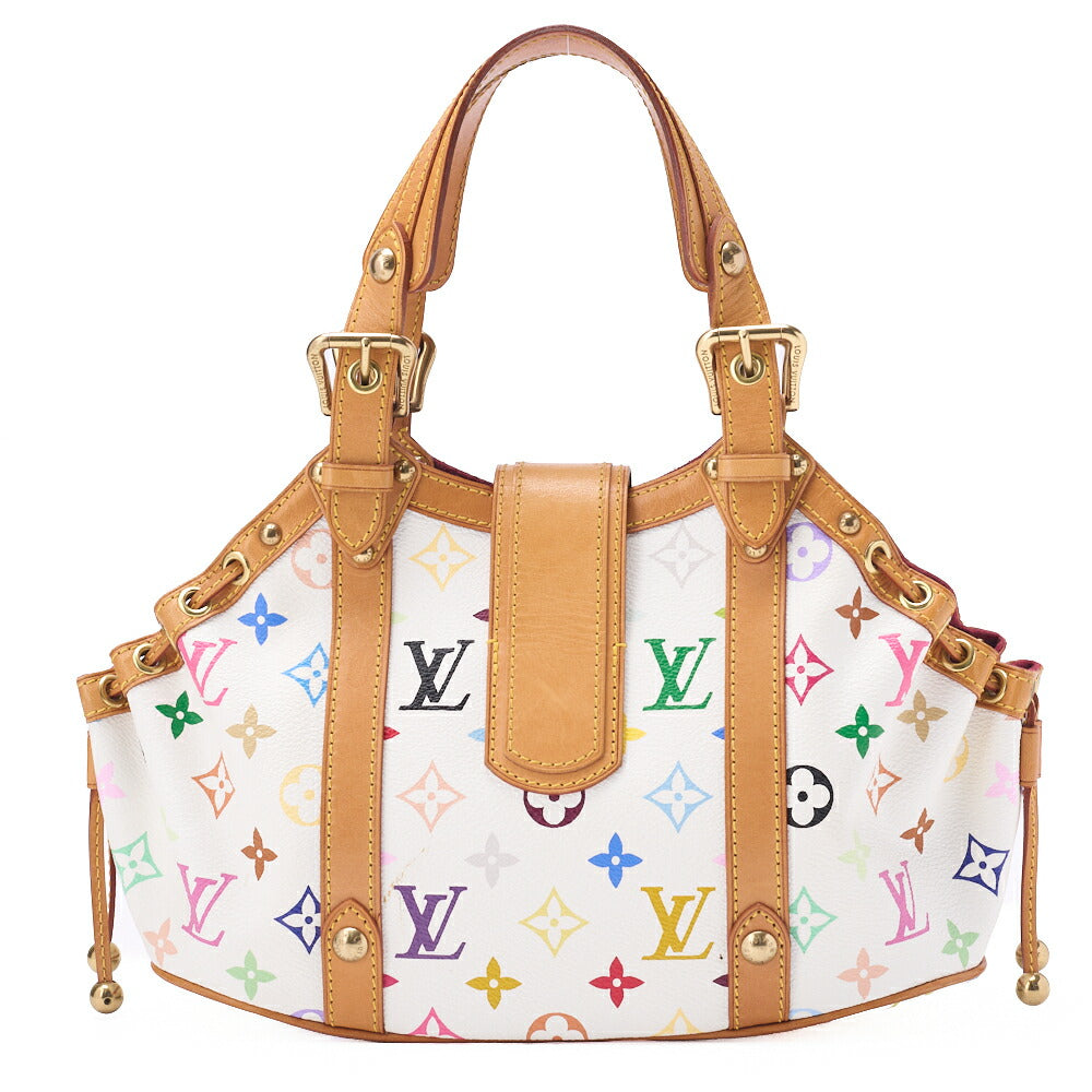 Louis Vuitton Handbag Teda PM Monogram Multicolor Canvas White Gold-Tone Hardware Pre-Owned - Vintage La Charme