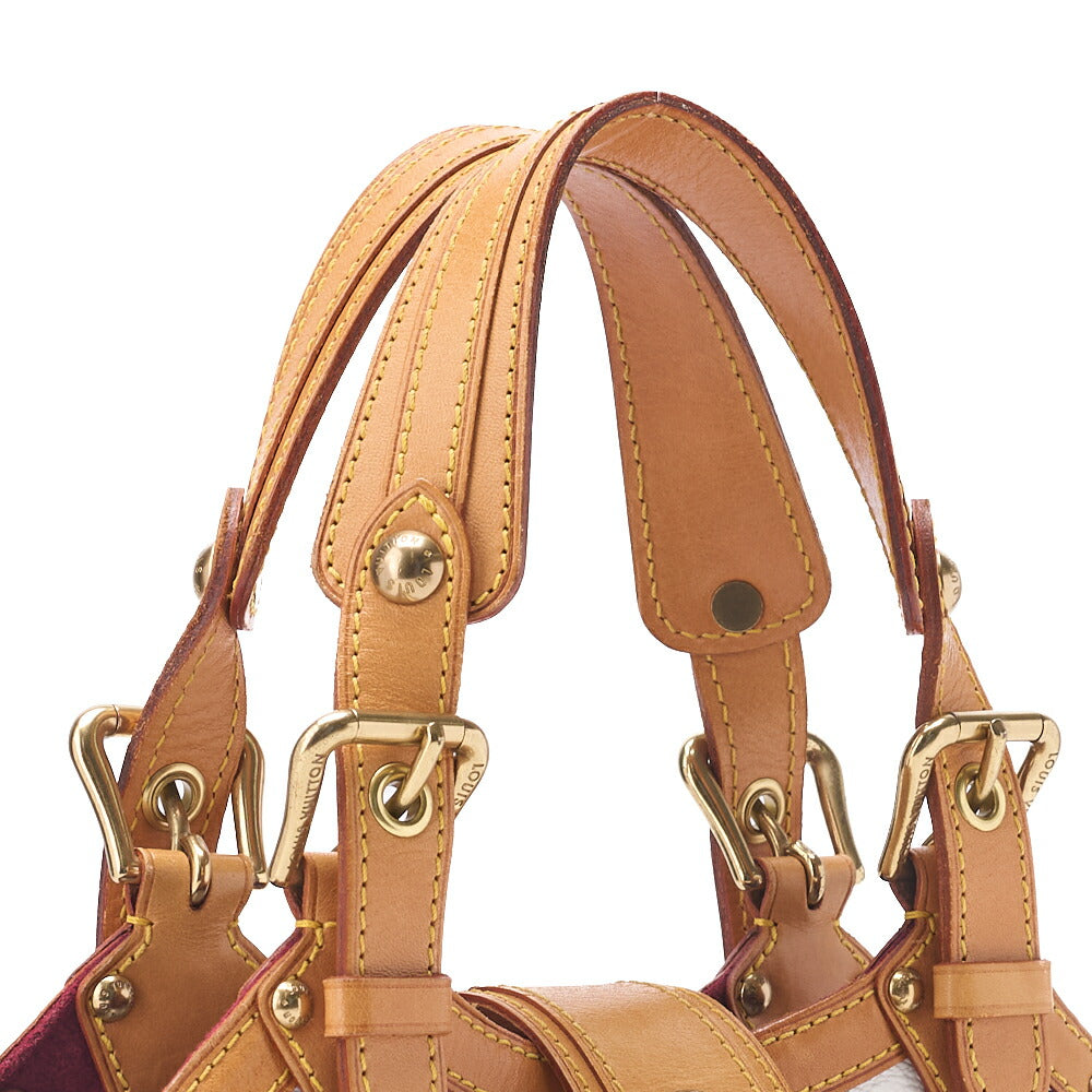 Louis Vuitton Handbag Teda PM Monogram Multicolor Canvas White Gold-Tone Hardware Pre-Owned - Vintage La Charme