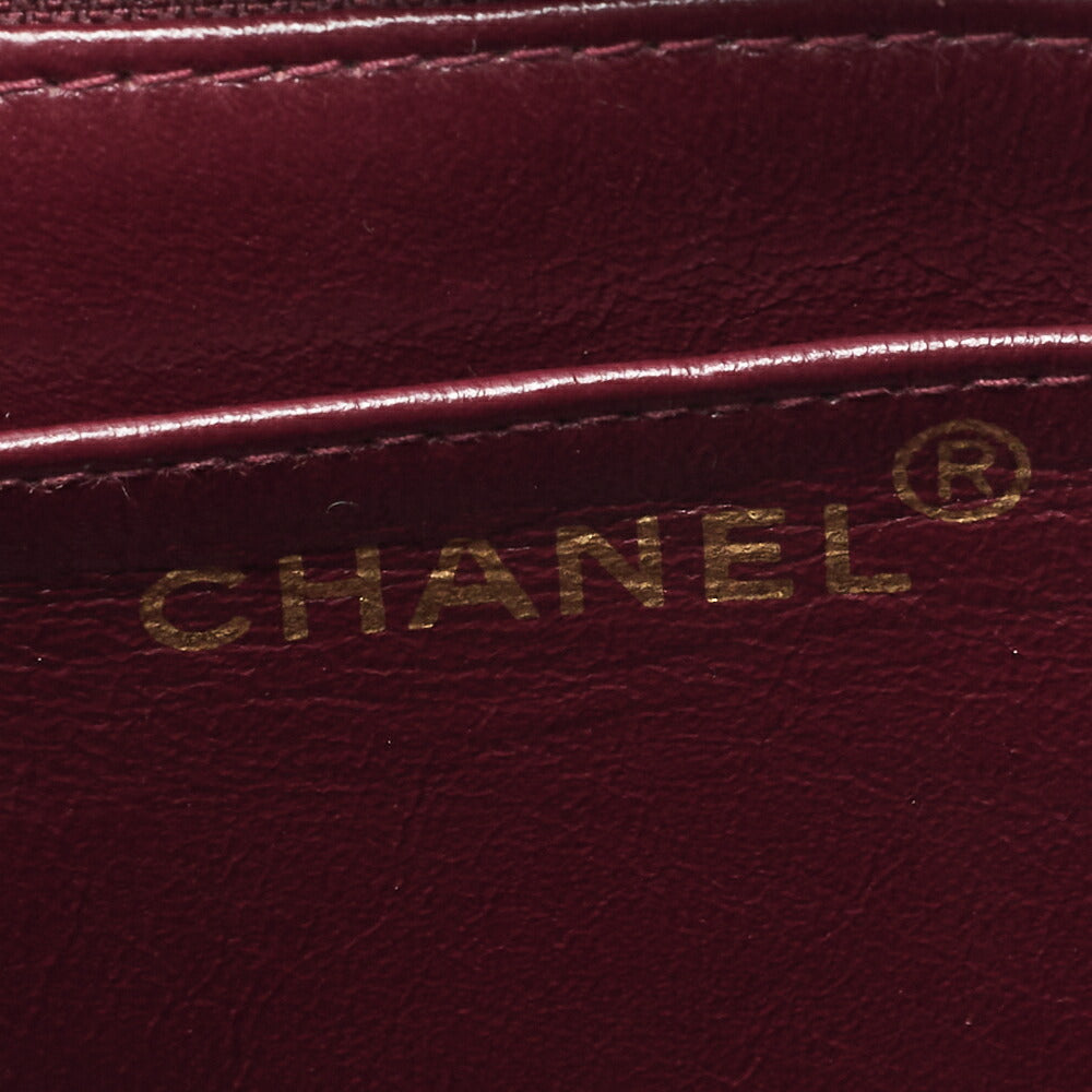 CHANEL Shoulder Bag, Deca Matelasse, Lambskin, Black, Gold-Tone Hardware, Pre-Owned - Vintage La Charme