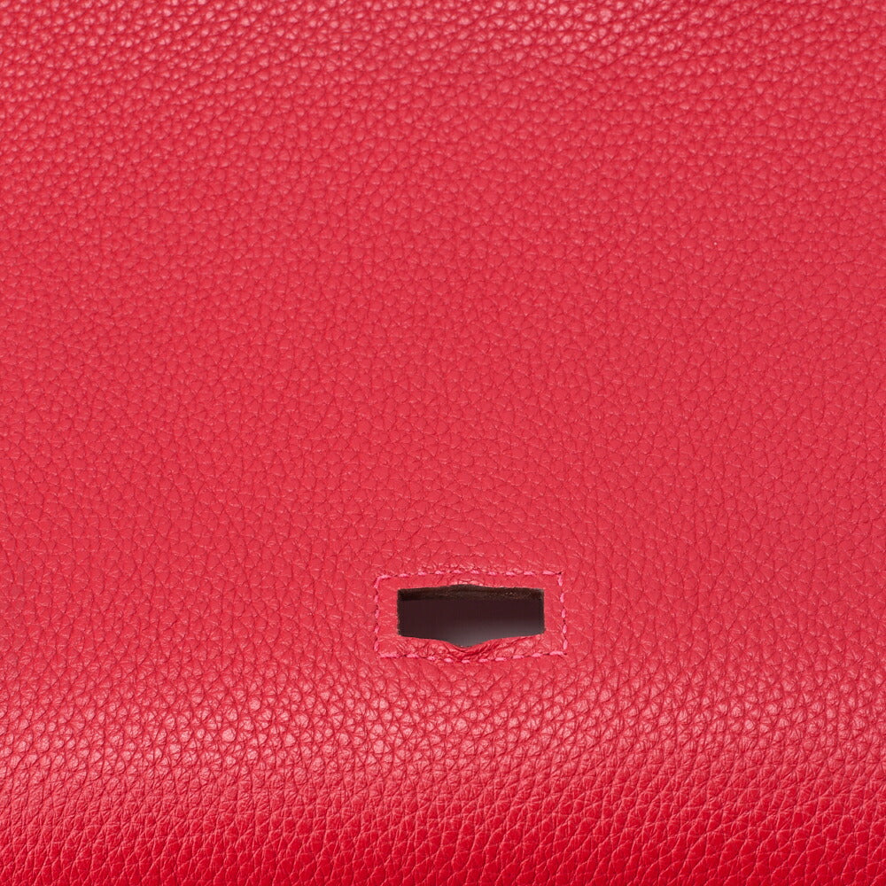 HERMES Shoulder Bag Gypsiere 34, Tryon Clemence, Rouge Casaque, Silver-Tone Hardware, Pre-Owned - Vintage La Charme