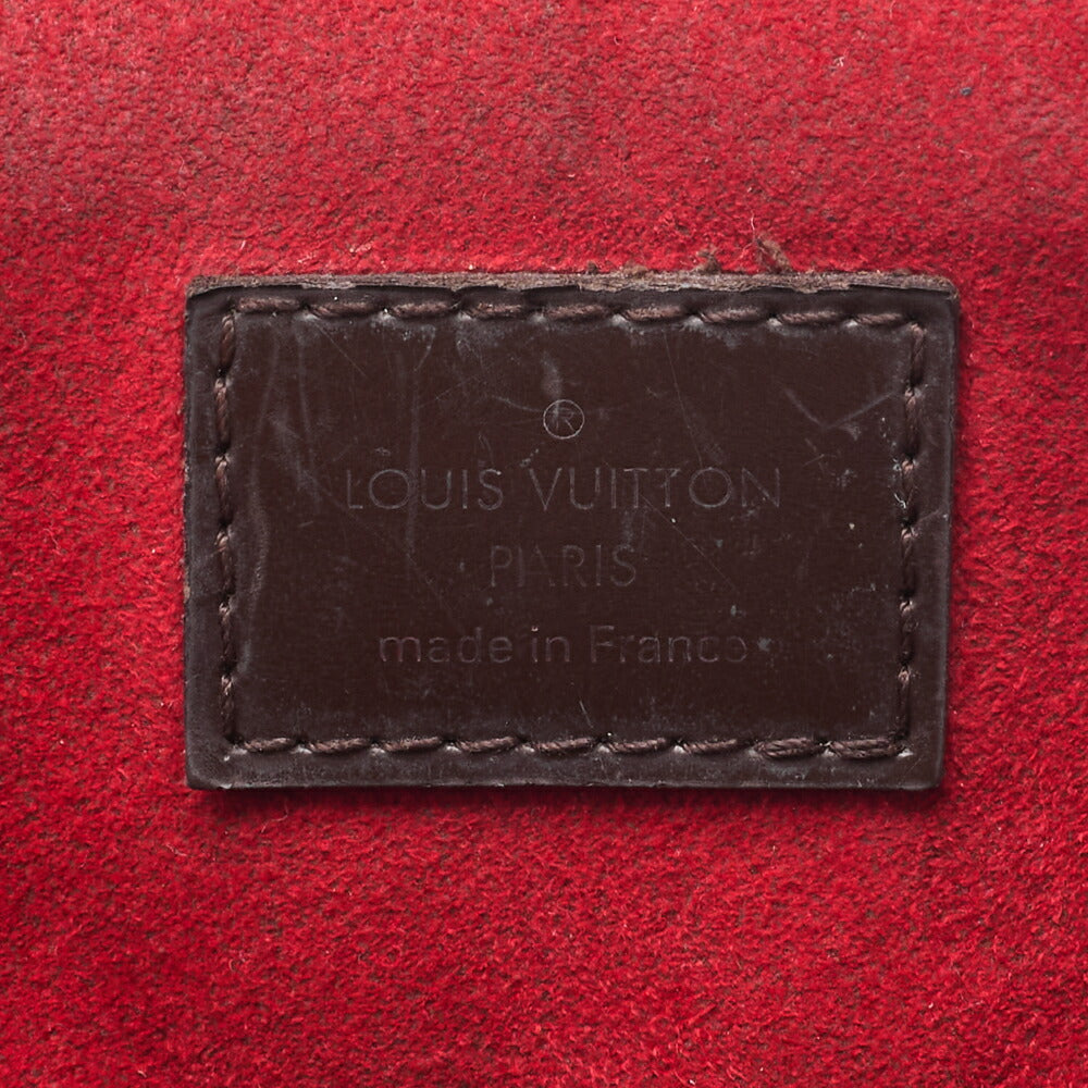 Louis Vuitton Tote Bag, Damier Trevi PM, Canvas, Brown, Gold-Tone Hardware, Pre-Owned - Vintage La Charme