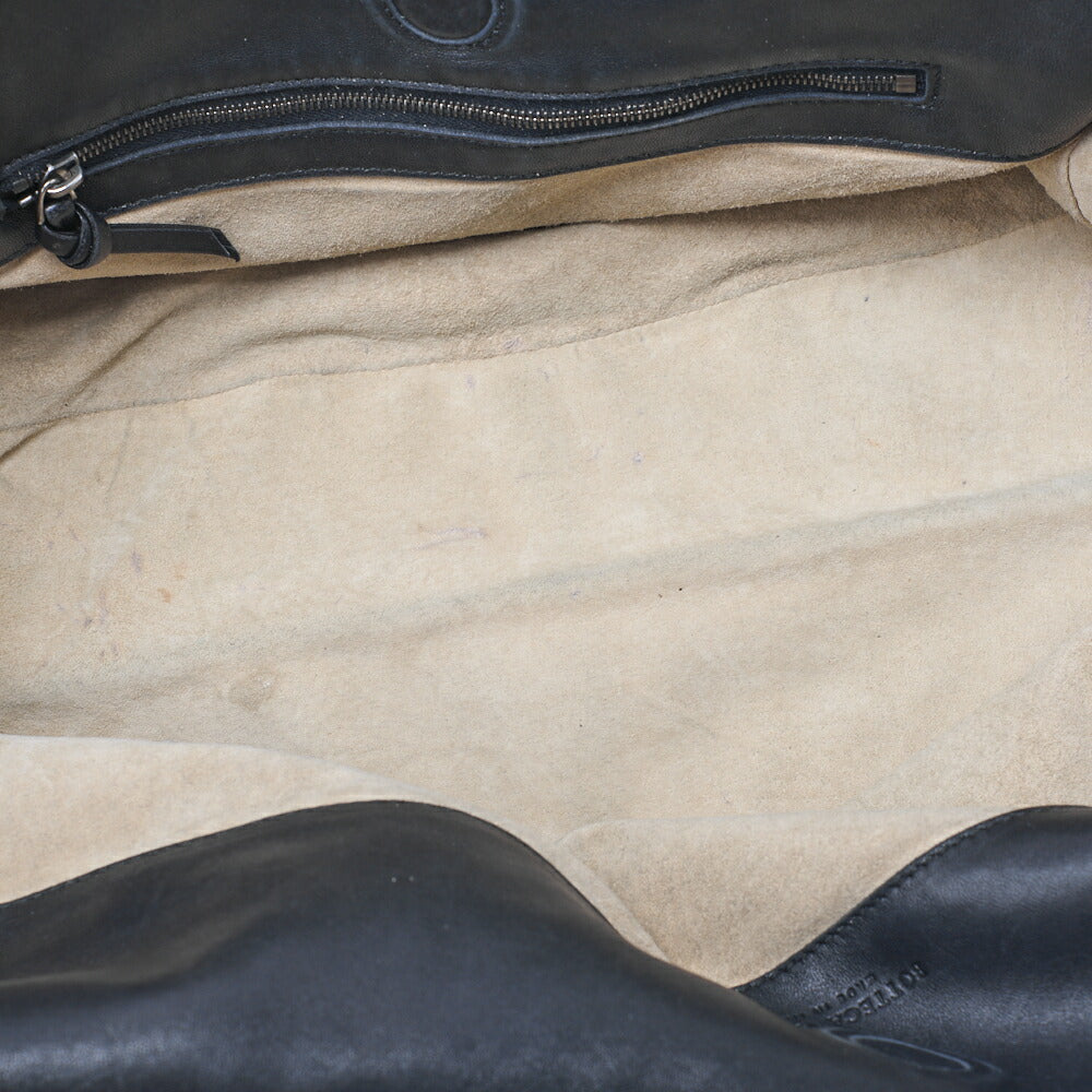Bottega Veneta Shoulder Tote Bag Intrecciato Lambskin Black Gold-Tone Hardware Pre-Owned - Vintage La Charme