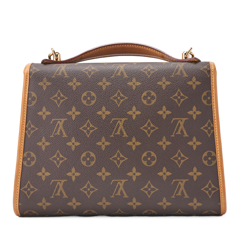 Louis Vuitton Shoulder Bag, Monogram Bel Air, Canvas, Brown, Gold-Tone Hardware, Pre-Owned - Vintage La Charme