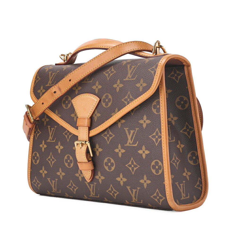 Louis Vuitton Shoulder Bag, Monogram Bel Air, Canvas, Brown, Gold-Tone Hardware, Pre-Owned - Vintage La Charme