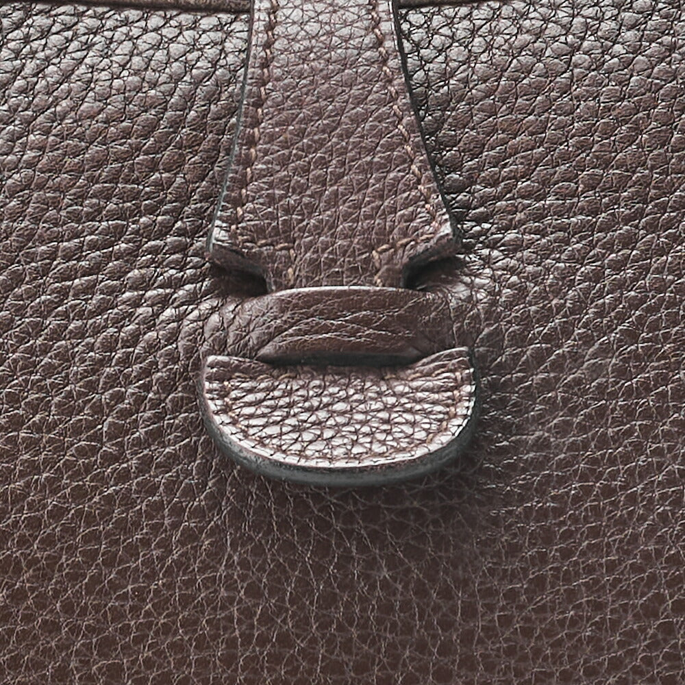 HERMES Shoulder Bag, Evelyn PM 2 de, Tryon Clemence, Brown, Silver-Tone Hardware, Pre-Owned - Vintage La Charme