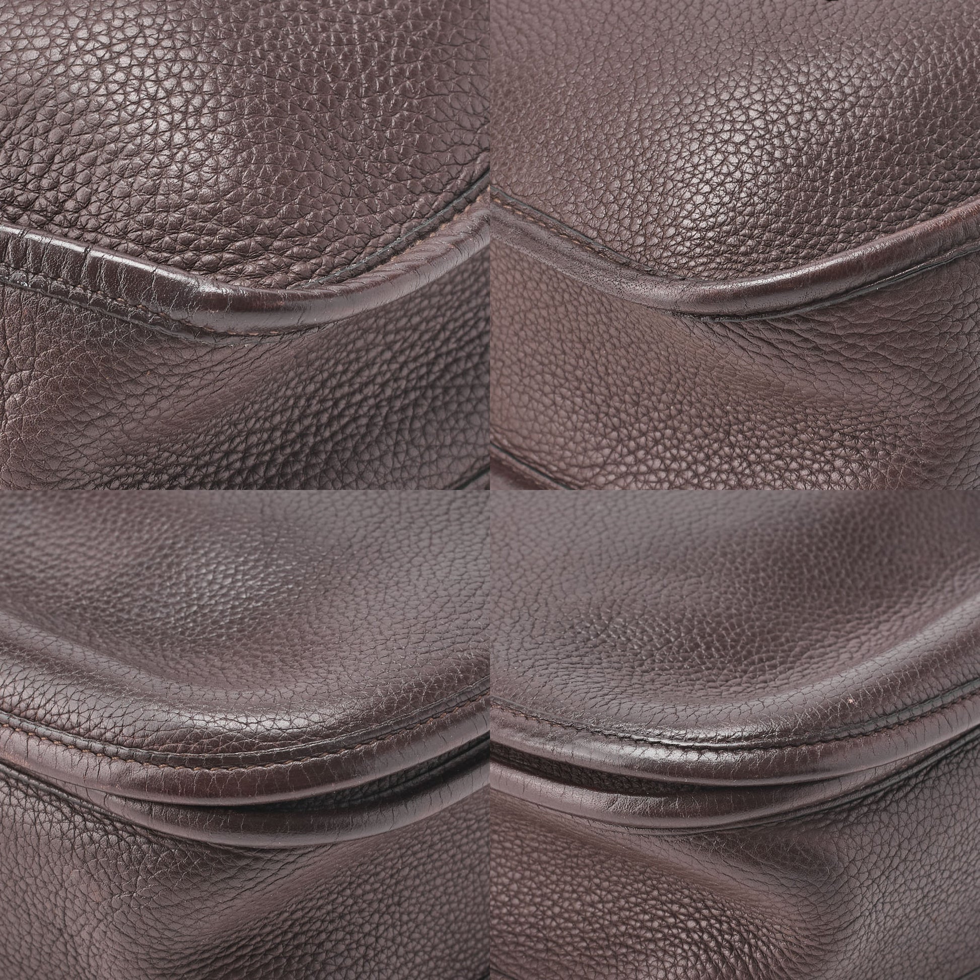 HERMES Shoulder Bag, Evelyn PM 2 de, Tryon Clemence, Brown, Silver-Tone Hardware, Pre-Owned - Vintage La Charme