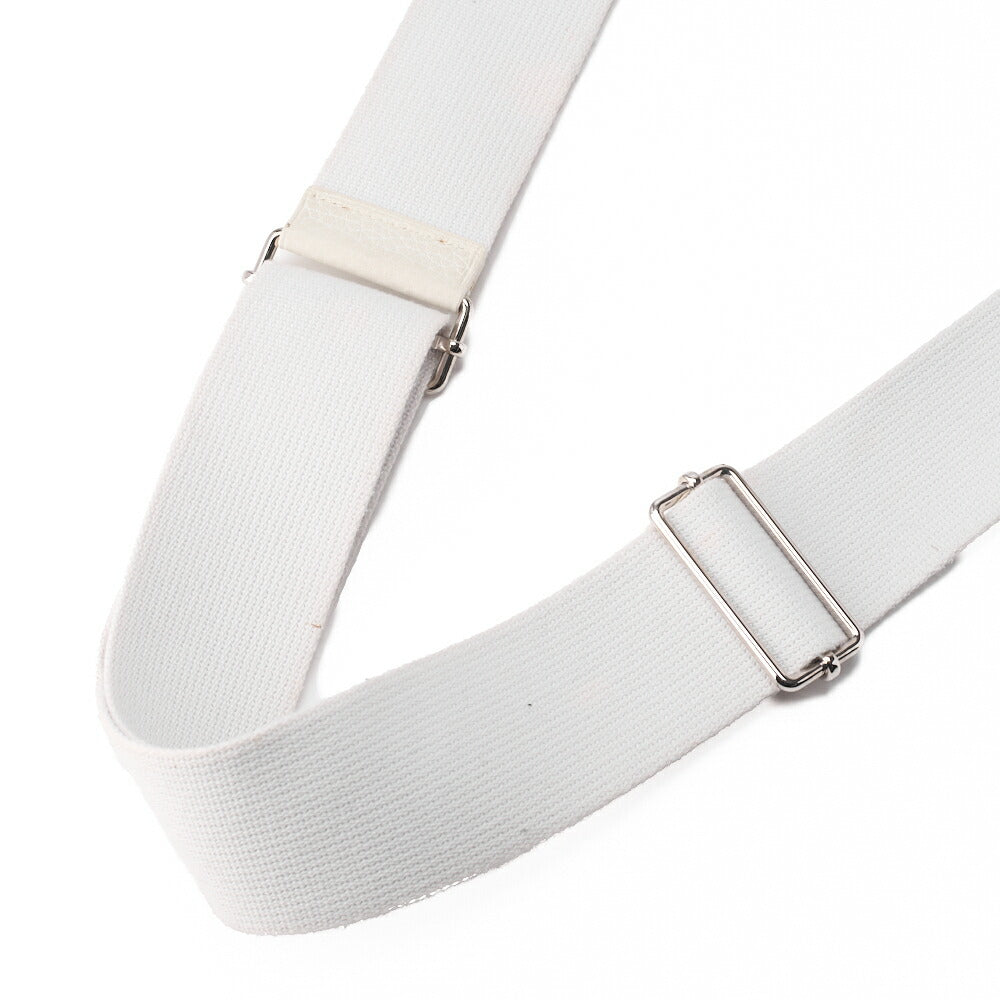 HERMES Shoulder Bag, Evelyn GM 3 Trois, Tryon Clemence, White, Silver-Tone Hardware, Pre-Owned - Vintage La Charme