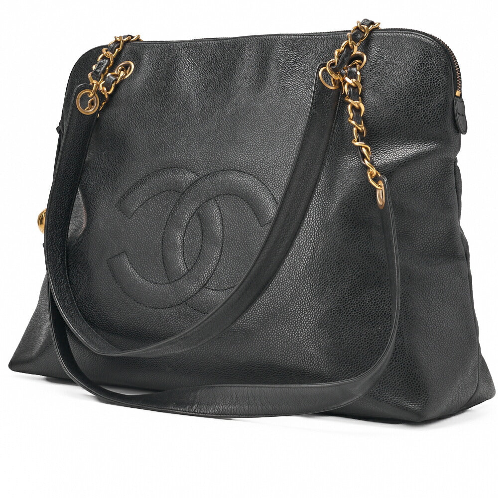 CHANEL Shoulder Bag Matelasse Lambskin Black Gold-Tone Hardware Pre-Owned - Vintage La Charme