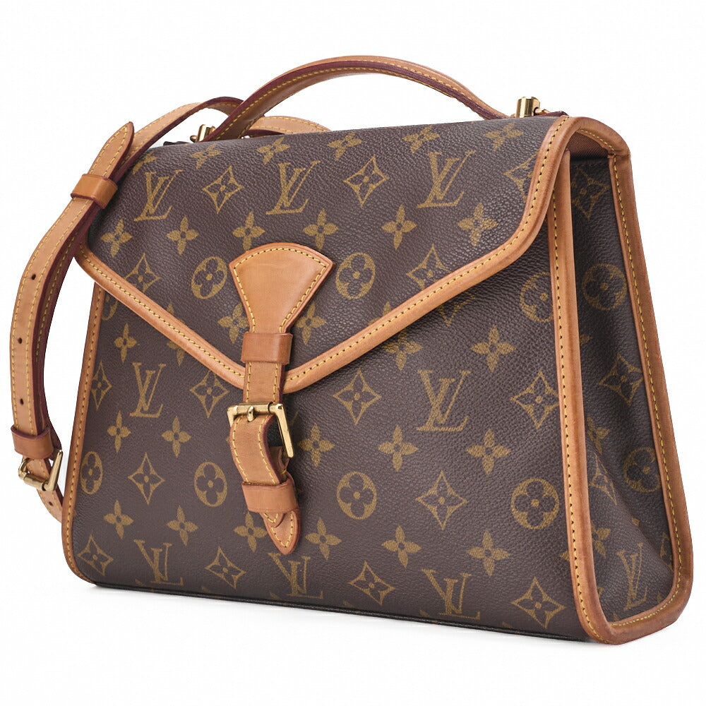 Louis Vuitton Shoulder Bag, Bel Air, Monogram, Canvas, Brown, Gold-Tone Hardware, Pre-Owned - Vintage La Charme