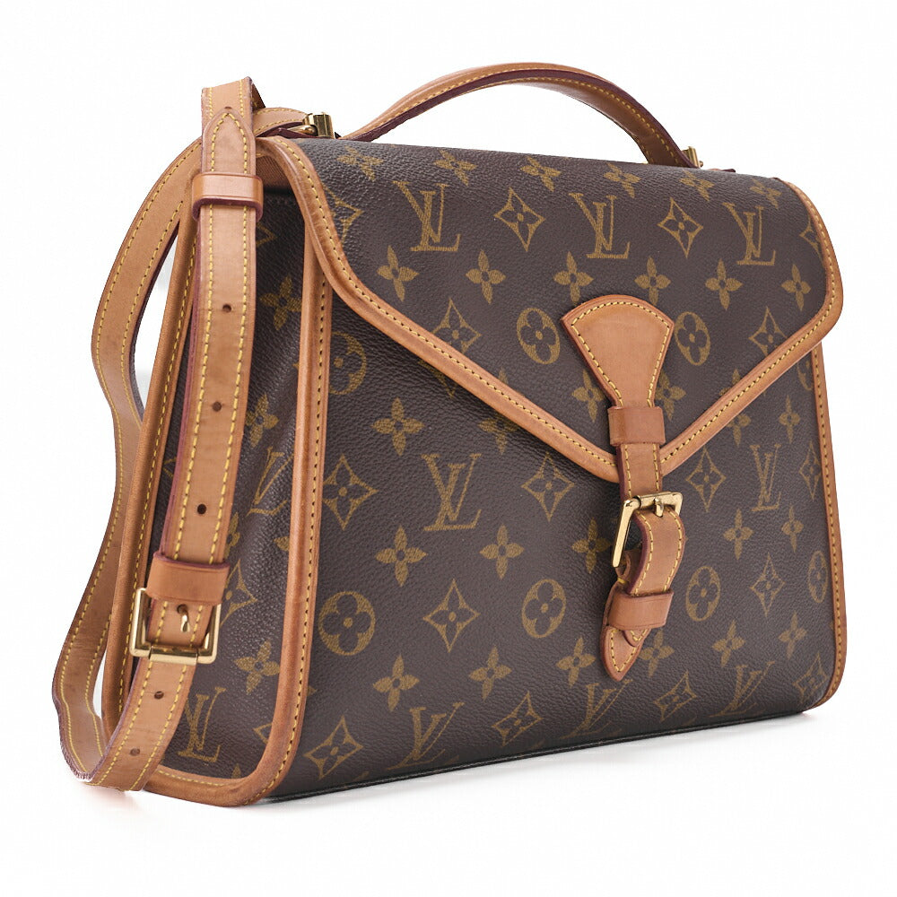 Louis Vuitton Shoulder Bag, Bel Air, Monogram, Canvas, Brown, Gold-Tone Hardware, Pre-Owned - Vintage La Charme