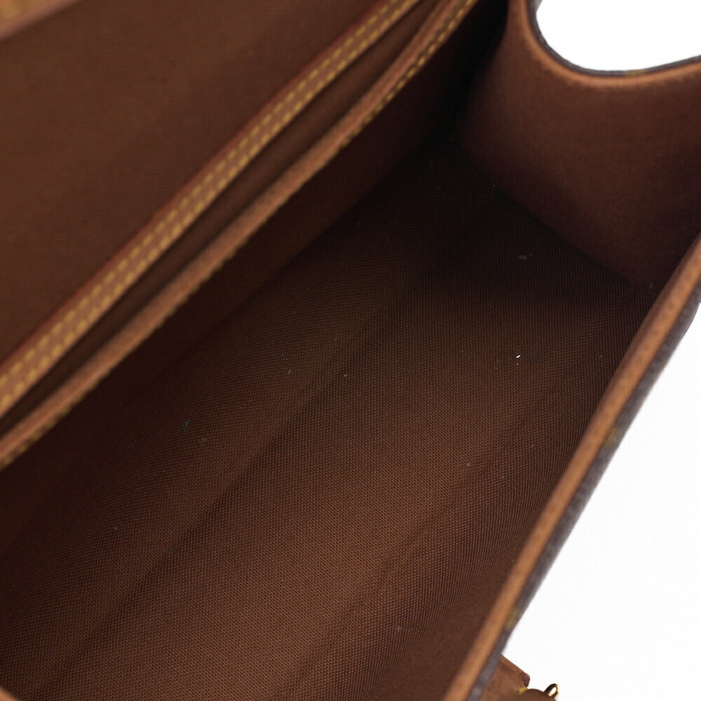 Louis Vuitton Shoulder Bag, Bel Air, Monogram, Canvas, Brown, Gold-Tone Hardware, Pre-Owned - Vintage La Charme