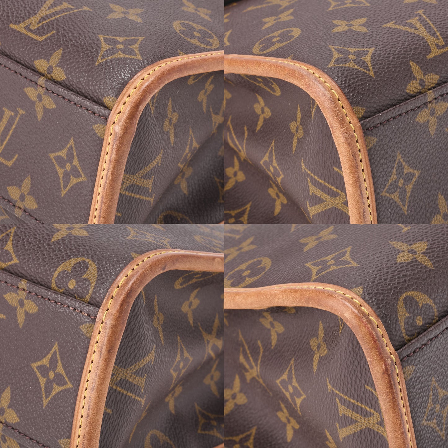 Louis Vuitton Shoulder Bag, Bel Air, Monogram, Canvas, Brown, Gold-Tone Hardware, Pre-Owned - Vintage La Charme