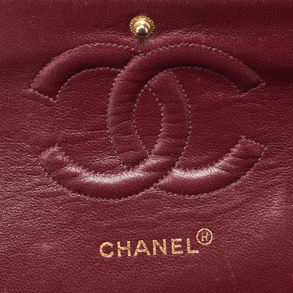 CHANEL Chain Shoulder Bag Matelasse Lambskin Black Gold-Tone Hardware Pre-Owned - Vintage La Charme