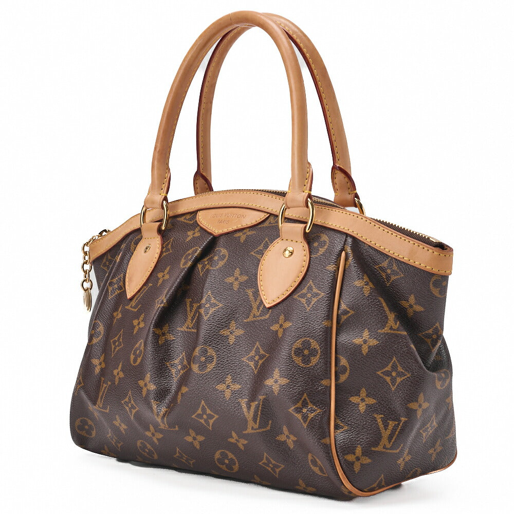 Louis Vuitton Handbag Monogram Tivoli PM Canvas Brown Gold-Tone Hardware Pre-Owned - Vintage La Charme