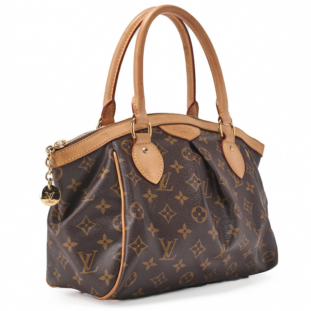 Louis Vuitton Handbag Monogram Tivoli PM Canvas Brown Gold-Tone Hardware Pre-Owned - Vintage La Charme