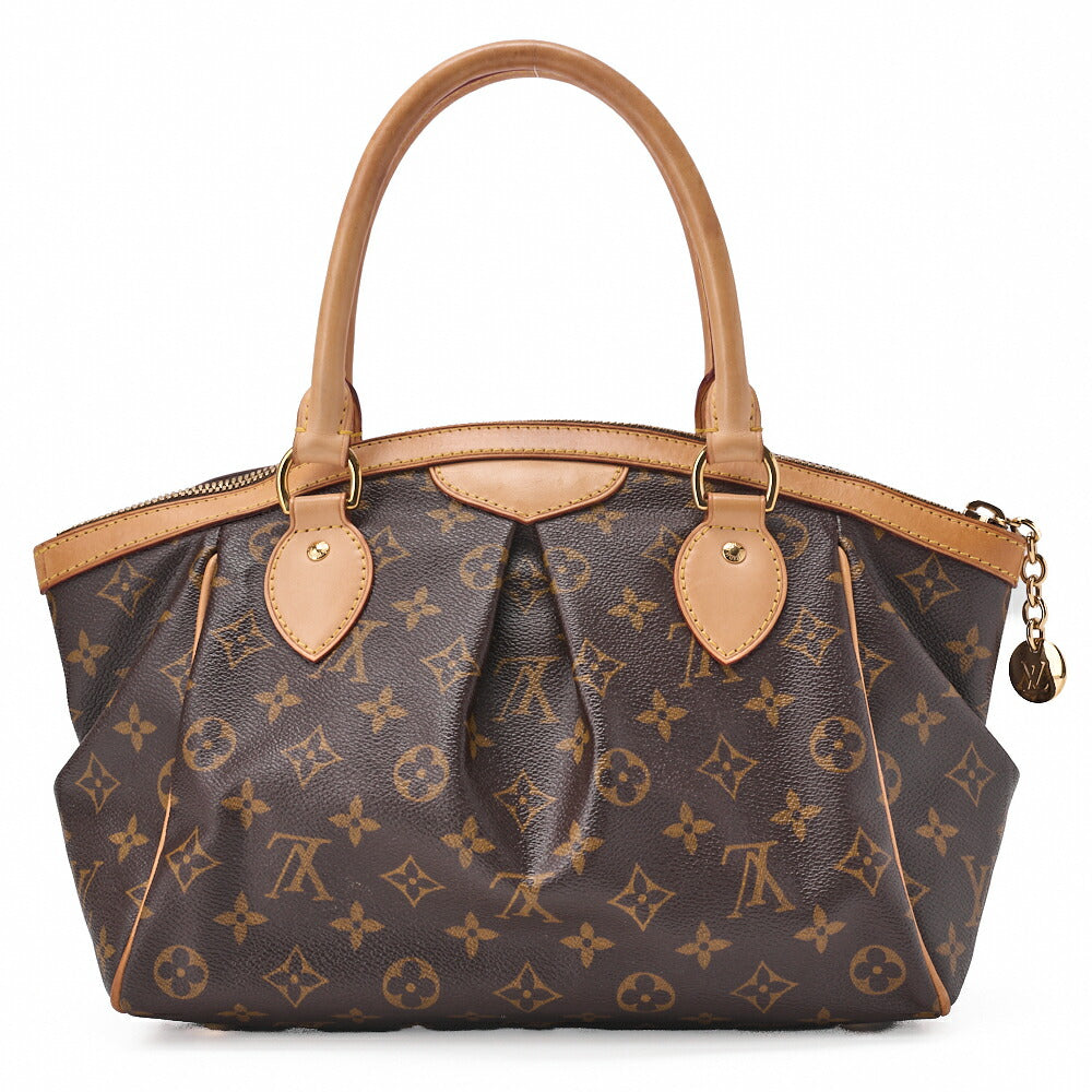 Louis Vuitton Handbag Monogram Tivoli PM Canvas Brown Gold-Tone Hardware Pre-Owned - Vintage La Charme