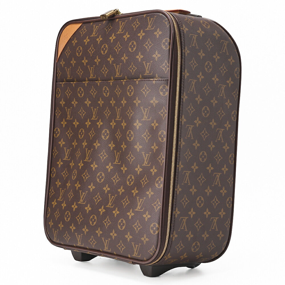 Louis Vuitton Suitcase Carry Case, Monogram, Canvas, Brown, Gold-Tone Hardware, Pre-Owned - Vintage La Charme