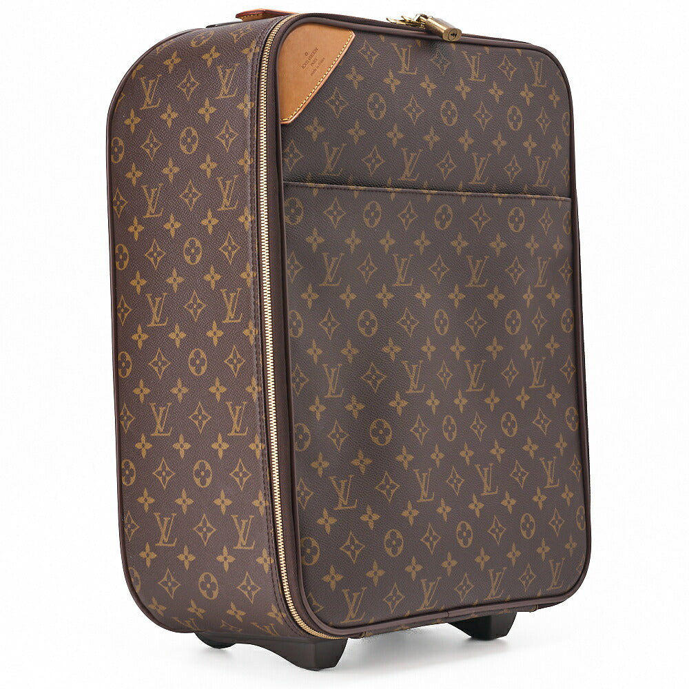Louis Vuitton Suitcase Carry Case, Monogram, Canvas, Brown, Gold-Tone Hardware, Pre-Owned - Vintage La Charme