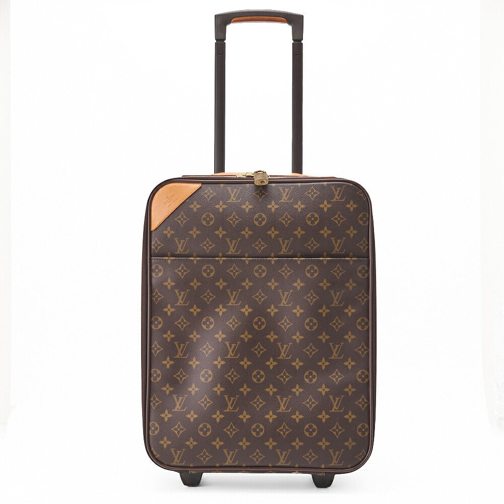 Louis Vuitton Suitcase Carry Case, Monogram, Canvas, Brown, Gold-Tone Hardware, Pre-Owned - Vintage La Charme