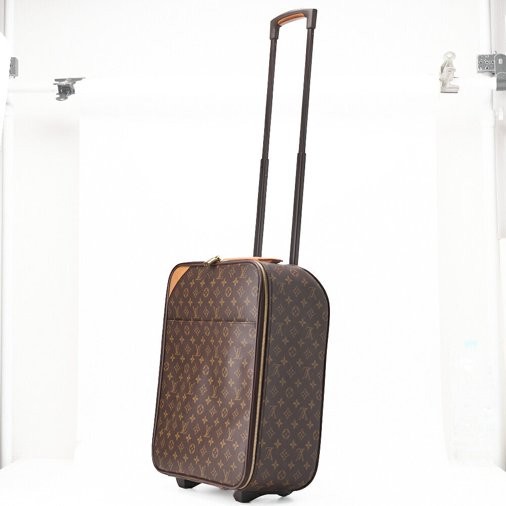 Louis Vuitton Suitcase Carry Case, Monogram, Canvas, Brown, Gold-Tone Hardware, Pre-Owned - Vintage La Charme