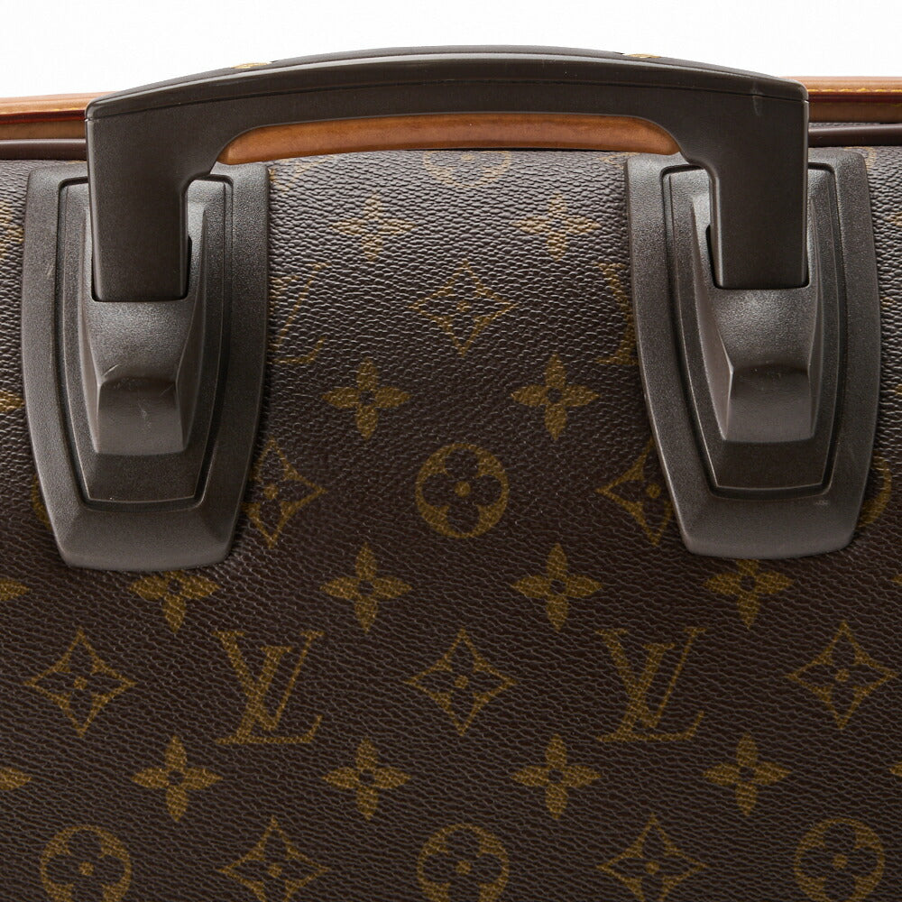 Louis Vuitton Suitcase Carry Case, Monogram, Canvas, Brown, Gold-Tone Hardware, Pre-Owned - Vintage La Charme