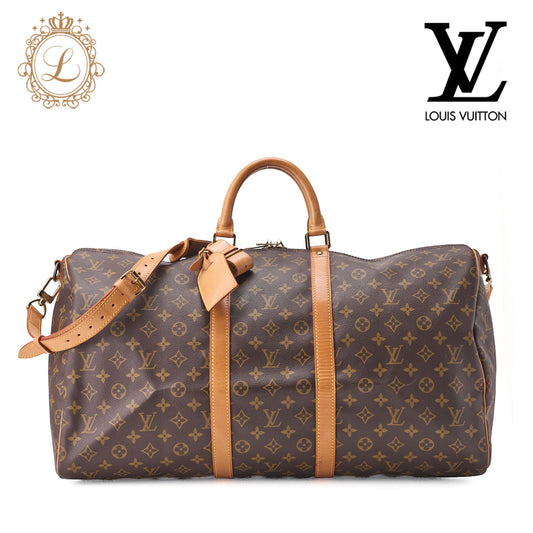 Louis Vuitton Shoulder Bag, Kipol Handli?re 55, Monogram, Canvas, Brown, Gold-Tone Hardware, Pre-Owned - Vintage La Charme