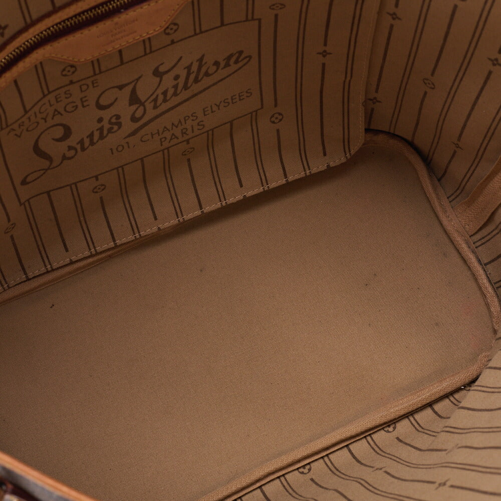Louis Vuitton Tote Bag, Monogram, Canvas, Brown, Gold-Tone Hardware, Pre-Owned - Vintage La Charme
