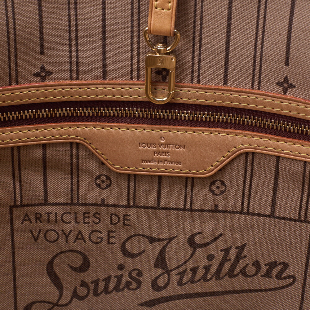 Louis Vuitton Tote Bag, Monogram, Canvas, Brown, Gold-Tone Hardware, Pre-Owned - Vintage La Charme