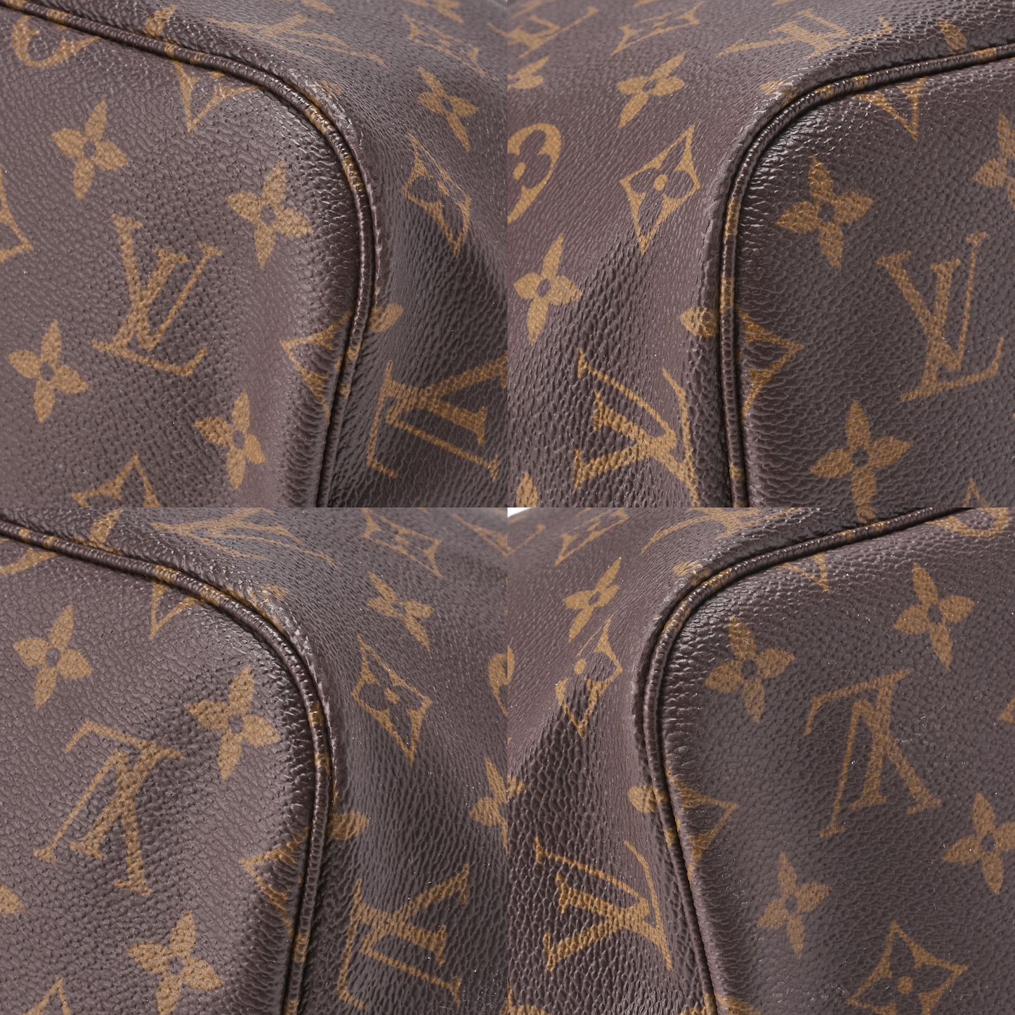 Louis Vuitton Tote Bag, Monogram, Canvas, Brown, Gold-Tone Hardware, Pre-Owned - Vintage La Charme
