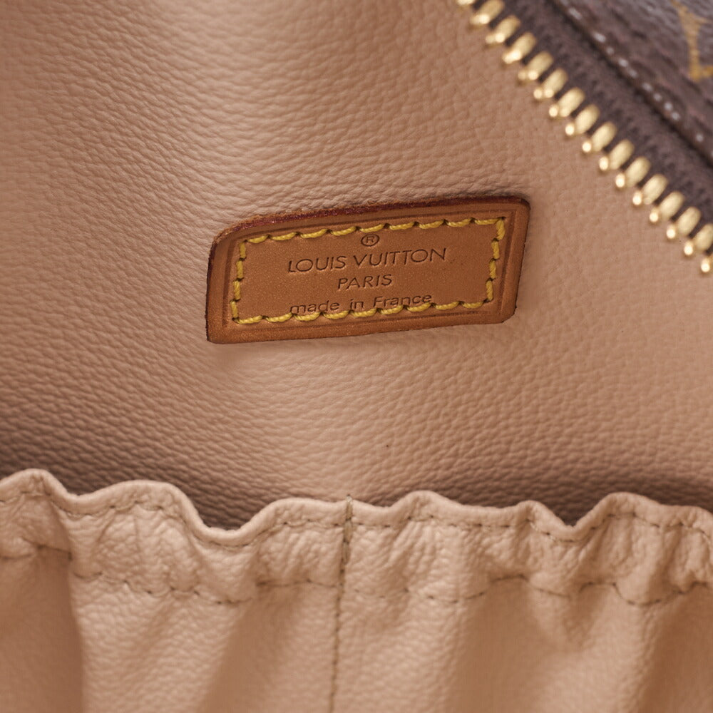 Louis Vuitton Umhängetasche, Monogramm, Canvas, Braun, Goldfarbene Hardware, Gebraucht