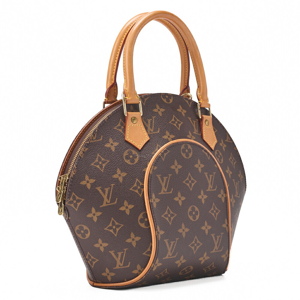Louis Vuitton Handtasche, Monogram Ellipse PM, Canvas, Braun, Goldfarbene Hardware, Gebraucht