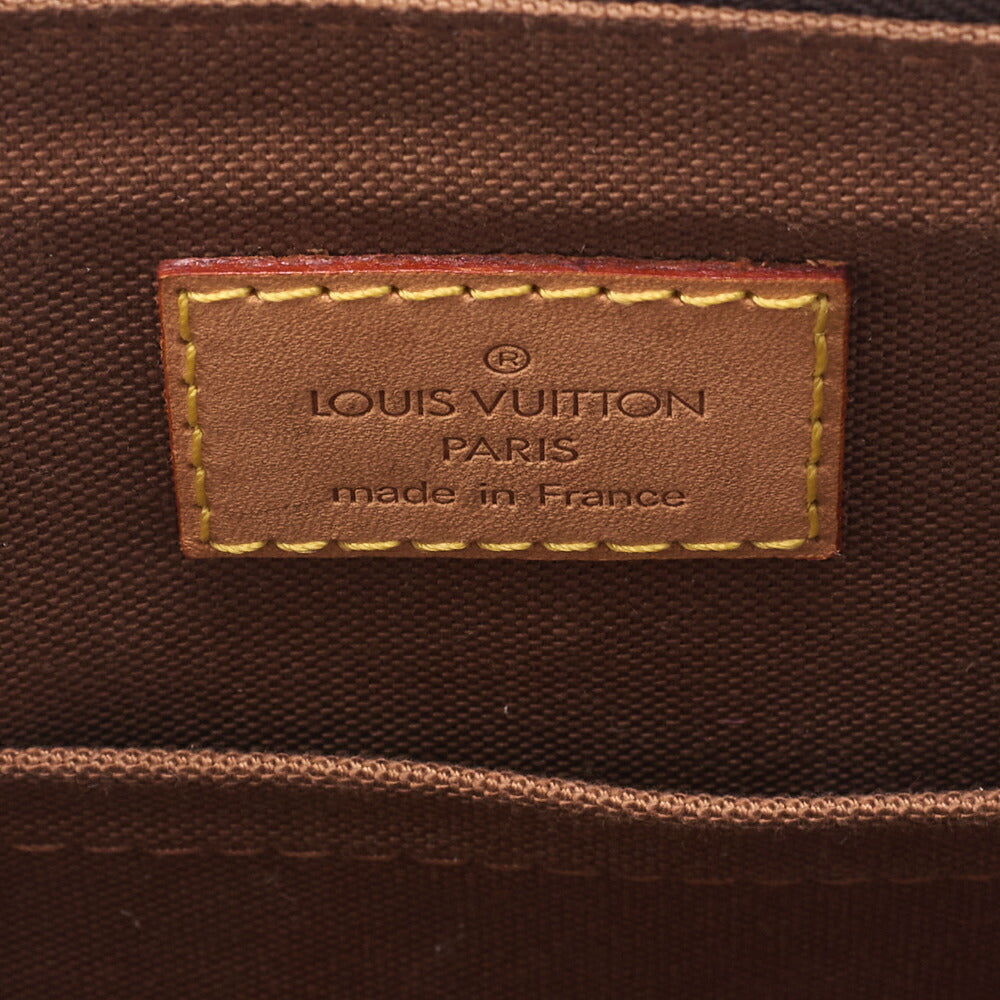 Louis Vuitton Tote Bag Monogram Popin Coolau Canvas Braun Goldfarbene Hardware Gebraucht