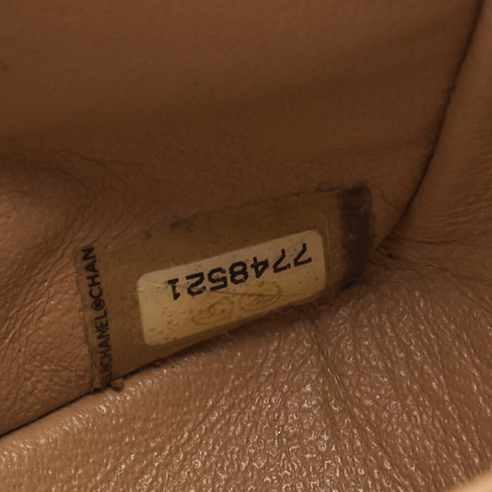 CHANEL Shoulder Bag Matelasse Double Flap Lambskin Beige Gold-Tone Hardware Pre-Owned - Vintage La Charme