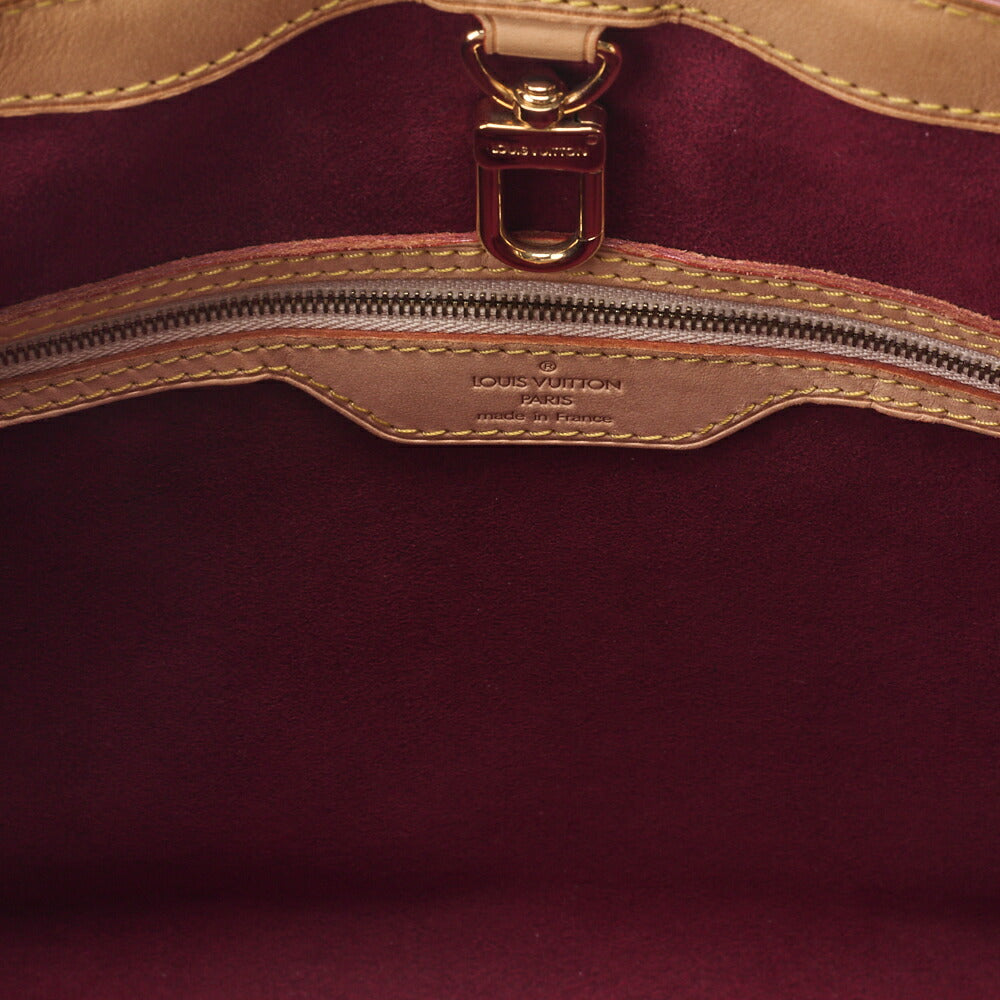 Louis Vuitton Umhängetasche 2WAY Monogram Multicolor Canvas Weiß Goldfarbene Hardware Gebraucht