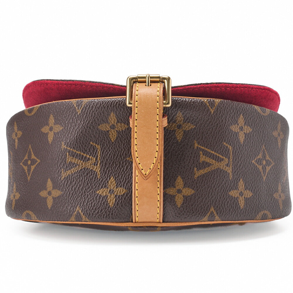 Louis Vuitton Shoulder Bag, Monogram, Canvas, Brown, Gold-Tone Hardware, Pre-Owned - Vintage La Charme