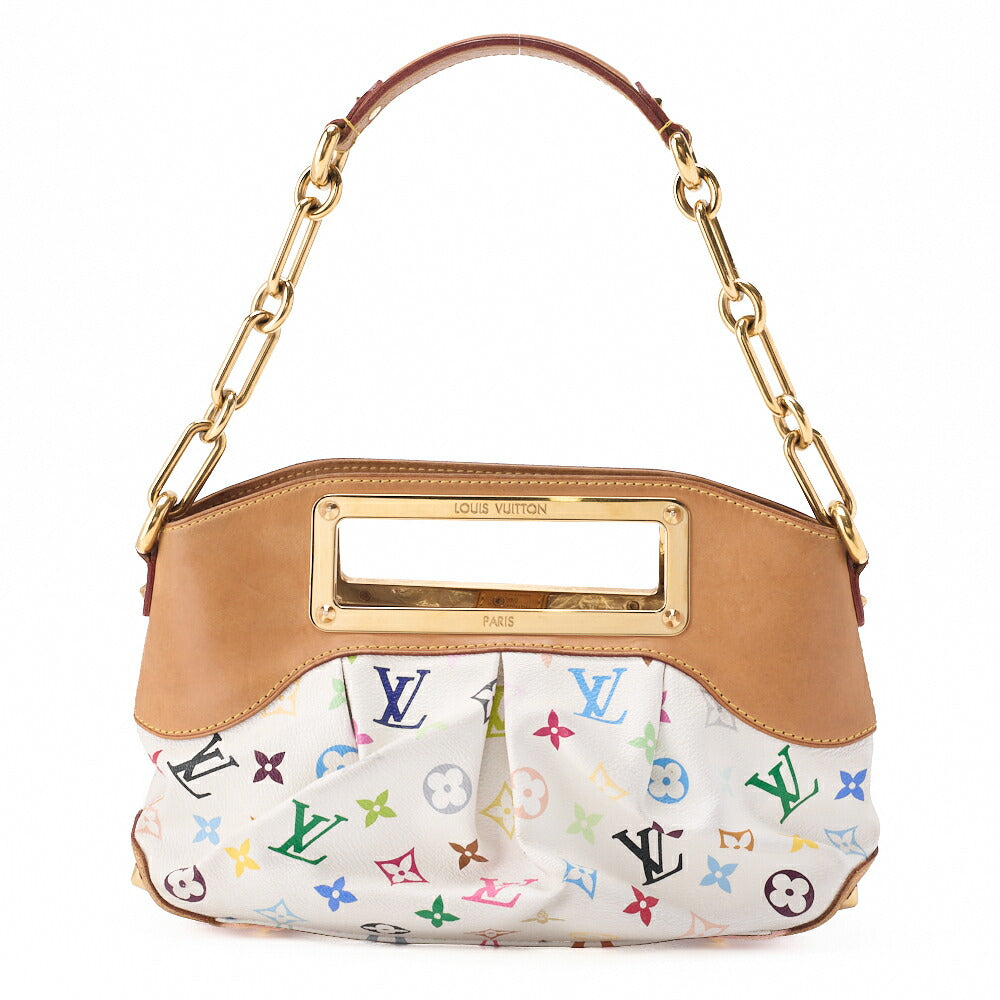 Louis Vuitton Shoulder Bag 2WAY Monogram Multicolor PVC White Gold-Tone Hardware Pre-Owned - Vintage La Charme