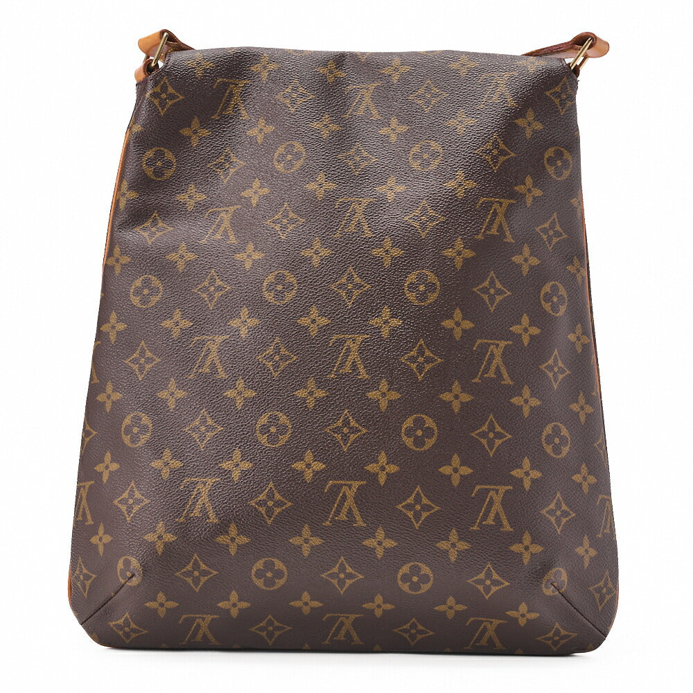 Louis Vuitton Umhängetasche, Monogramm, Canvas, Braun, Goldfarbene Hardware, Gebraucht