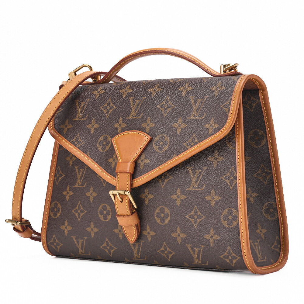 Louis Vuitton Shoulder Bag, Monogram, Canvas, Brown, Gold-Tone Hardware, Pre-Owned - Vintage La Charme