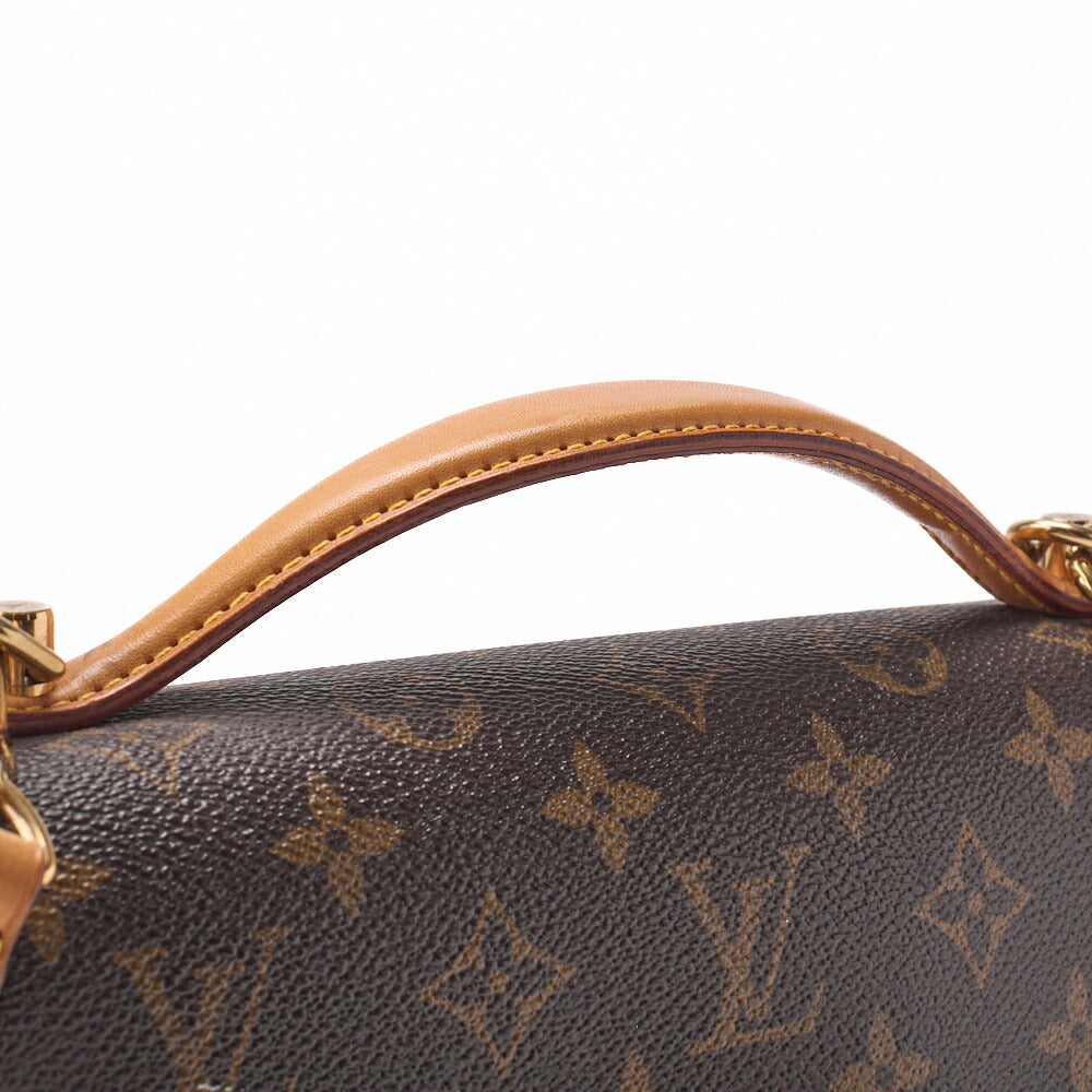Louis Vuitton Shoulder Bag, Monogram, Canvas, Brown, Gold-Tone Hardware, Pre-Owned - Vintage La Charme