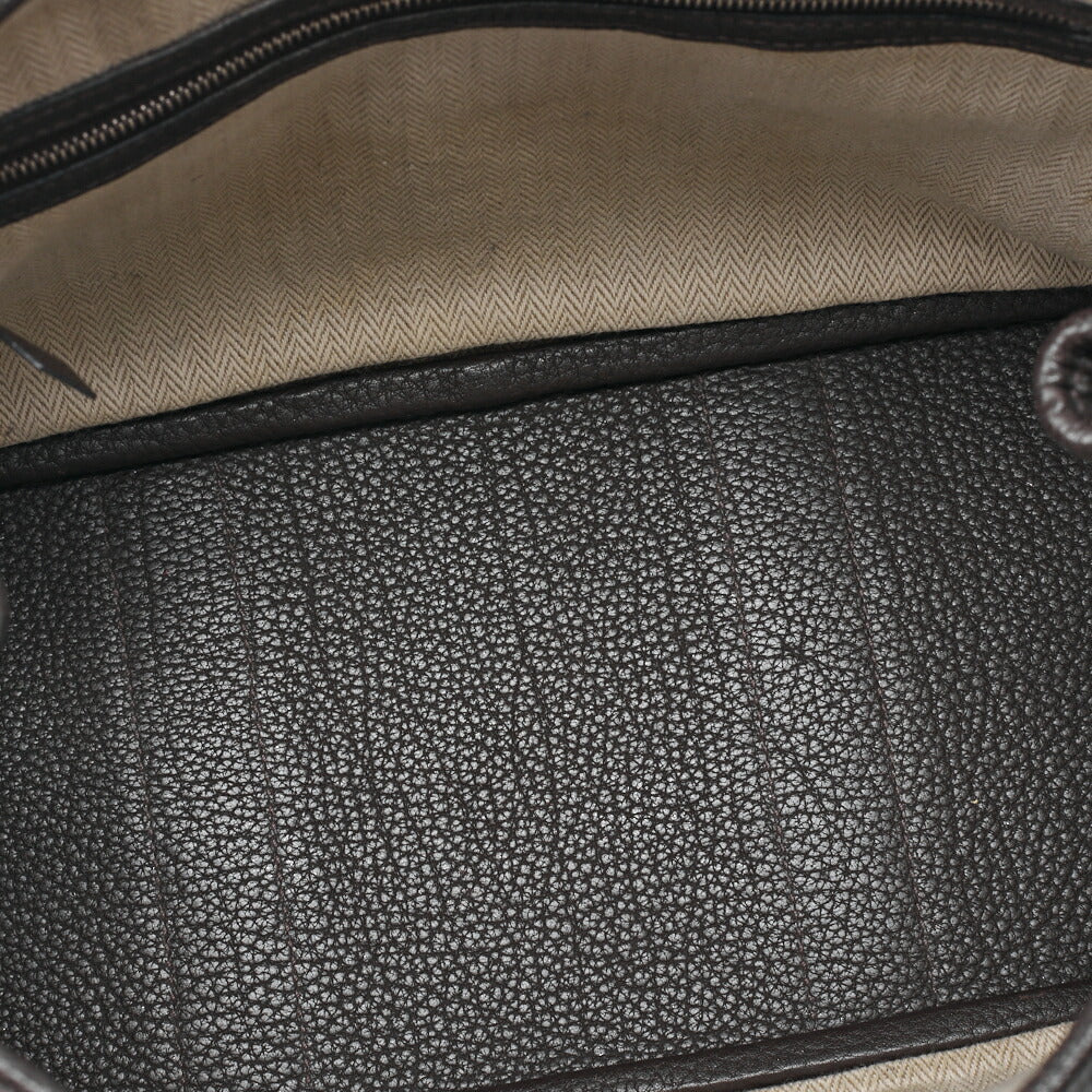 HERMES Garden Party TPM Tote Bag Negonda Cafe Silver-Tone Hardware Pre-Owned - Vintage La Charme