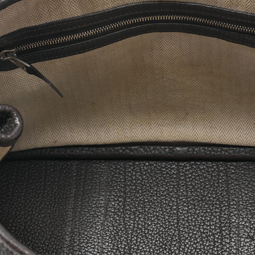 HERMES Garden Party TPM Tote Bag Negonda Cafe Silberfarbene Hardware Gebraucht