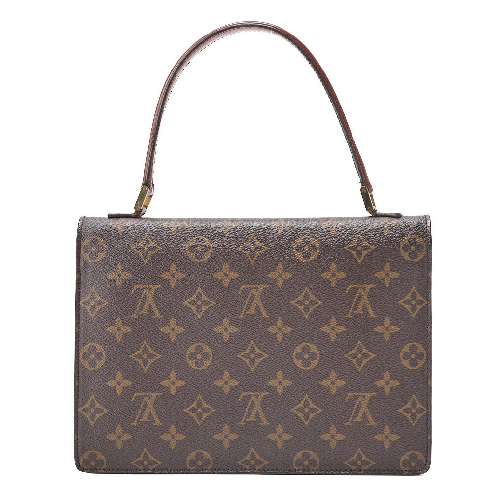 Louis Vuitton Handbag, Monogram Concorde, Canvas, Brown, Gold-Tone Hardware, Pre-Owned - Vintage La Charme