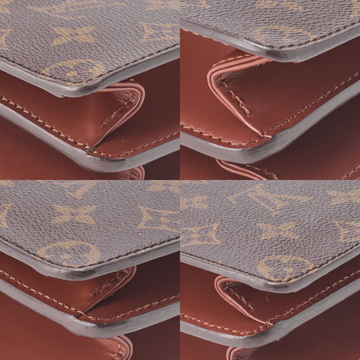 Louis Vuitton Handbag, Monogram Concorde, Canvas, Brown, Gold-Tone Hardware, Pre-Owned - Vintage La Charme