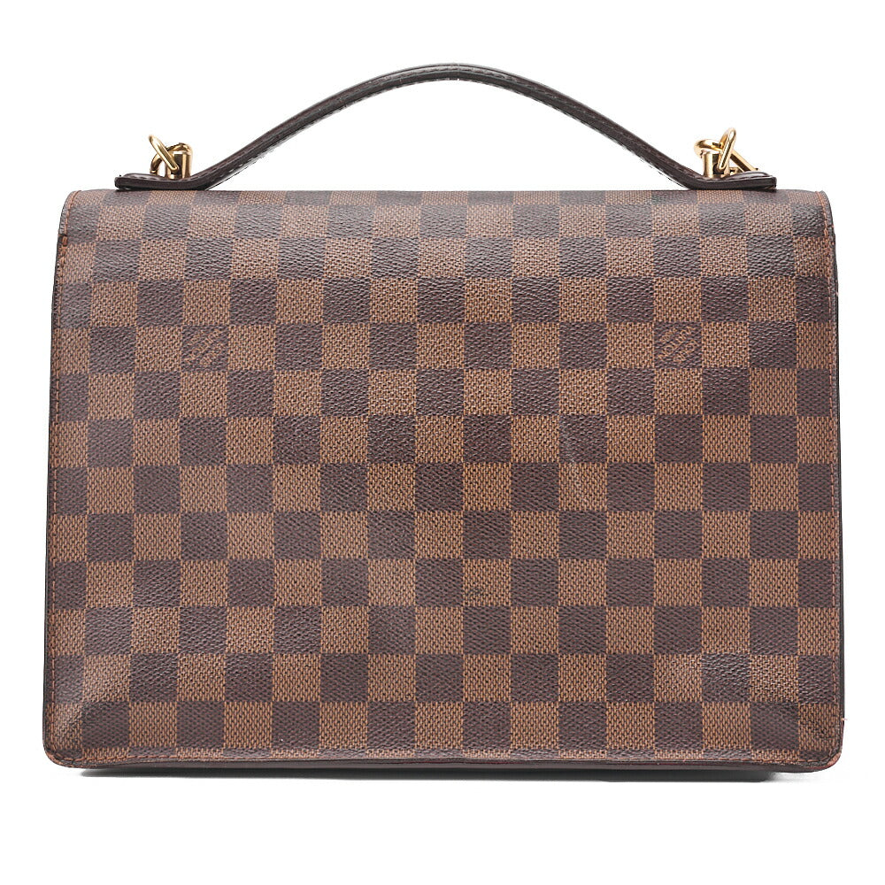 Louis Vuitton Handbag, Monogram Monceau 28, Canvas, Brown, Gold-Tone Hardware, Pre-Owned - Vintage La Charme