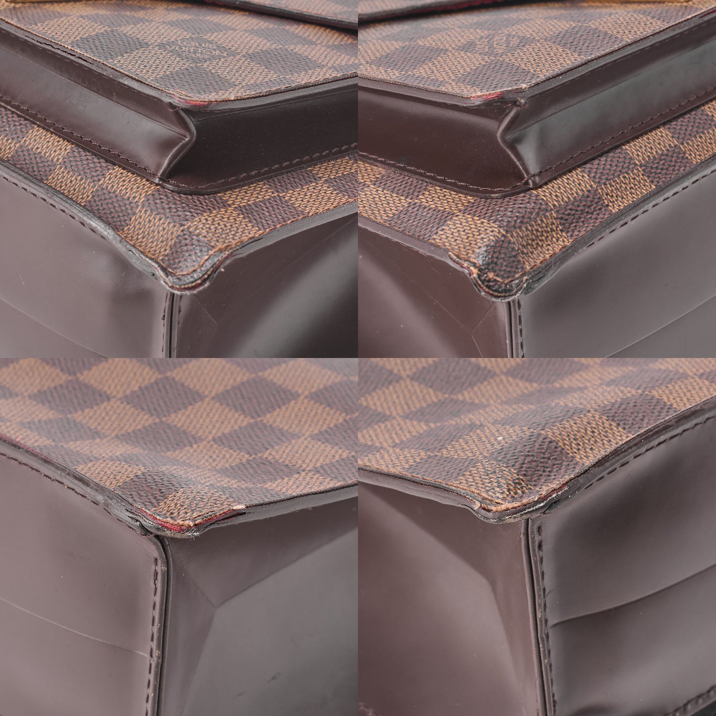 Louis Vuitton Handbag, Monogram Monceau 28, Canvas, Brown, Gold-Tone Hardware, Pre-Owned - Vintage La Charme