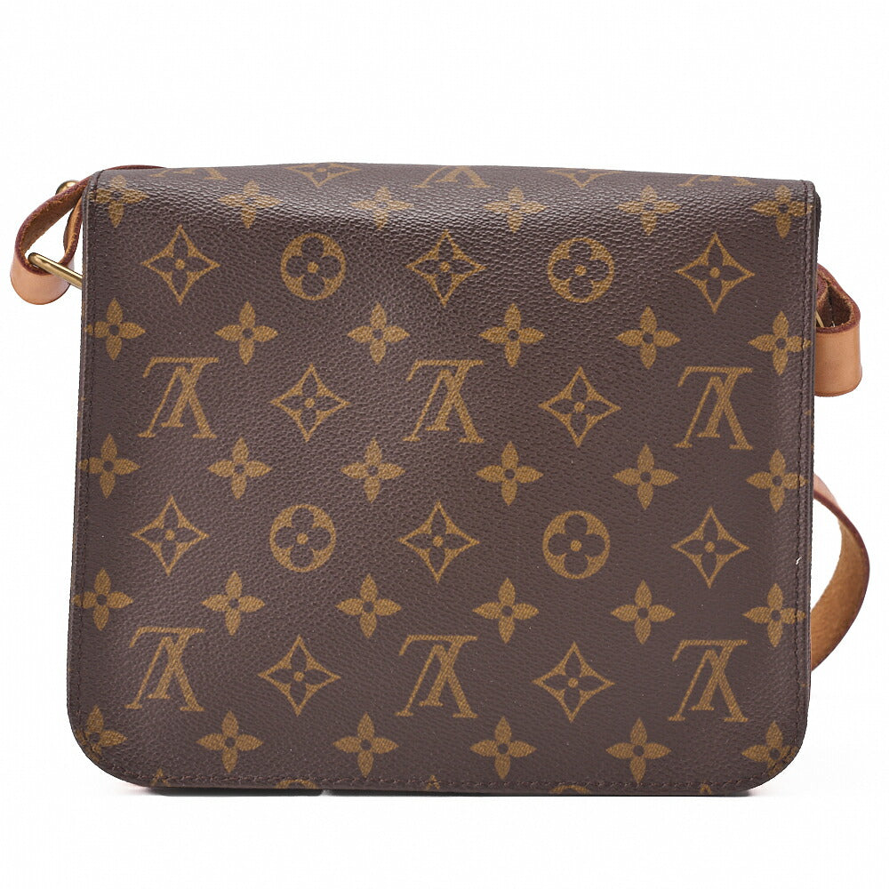 Louis Vuitton Shoulder Bag, Monogram Cartesier MM, Canvas, Brown, Gold-Tone Hardware, Pre-Owned - Vintage La Charme